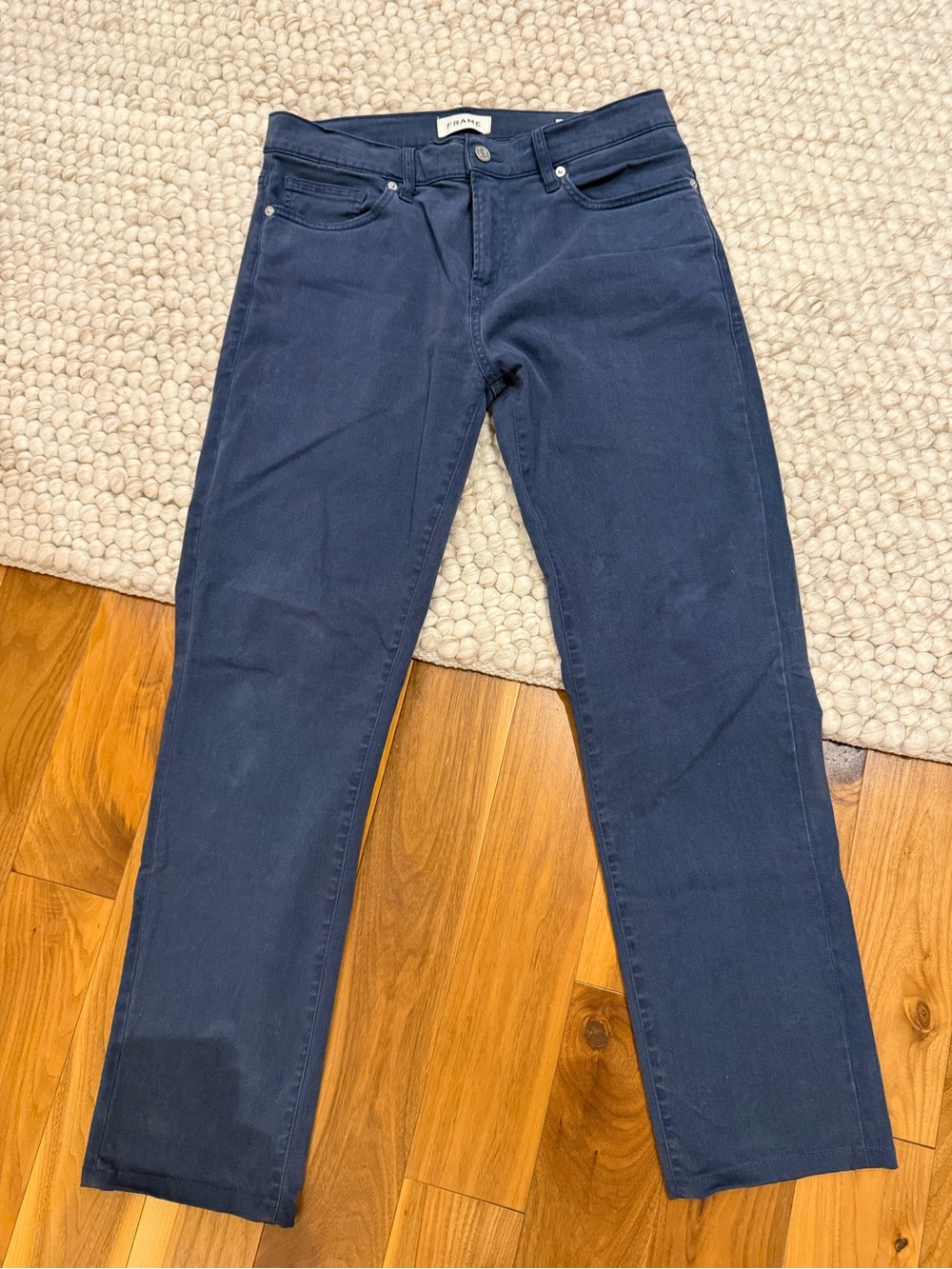 2 Pairs FRAME L’Homme Slim Soft Brushed Pant Jeans 31/30 $550 Value! - Picture 4 of 15
